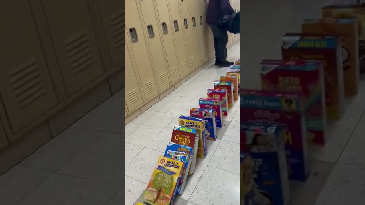 Cereal Dominos, Ridge Lawn School, Chicago Ridge, IL