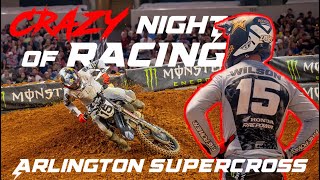 Insane night of racing in Arlington!! (Massive crashes)