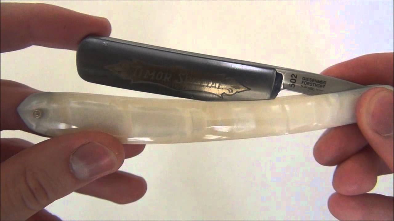 TIMOR "Special" 5/8 Straight Razor/ Pearl Scales