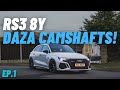 Building the baddest rs3 8y streetcar  daza camshaft  iroz 750hs turbo  ep1