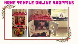 Amazon Home Temple Unboxing & Review | Pooja Mandir | Wooden Puja Temple Online