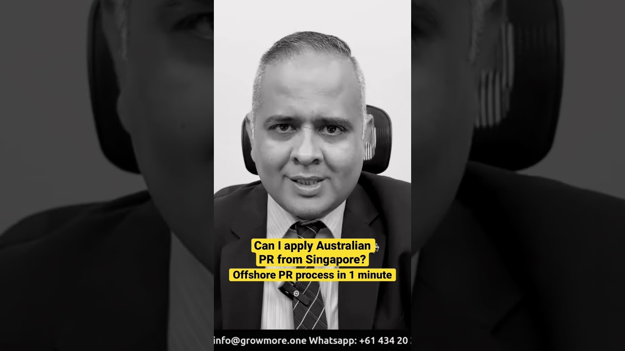 Australian PR process from Offshore - explained in 1 min. 