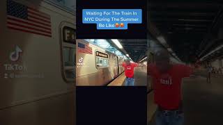 NYC Train Stations in The Summer Are To Hot🥵 #fyp #funny #newyorkcity #nyc #followme #fypシ #follow