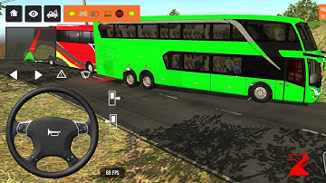 2025 new coach bus simulator 💥 || indonesia bus simulator part-232 #bus #game #simulator #comman
