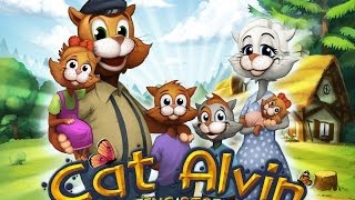 Cat Alvin - interactive story book for kids screenshot 1