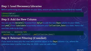 Permanently Add a New Column to Your Tibble: Collection Times in Days