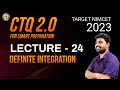 CTQ 2.0 Definite Integration NIMCET PYQs and Important Questions Best NIMCET Online Offline Spin