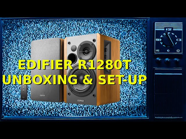 Edifier R1280T Unboxing & Setup Video class=