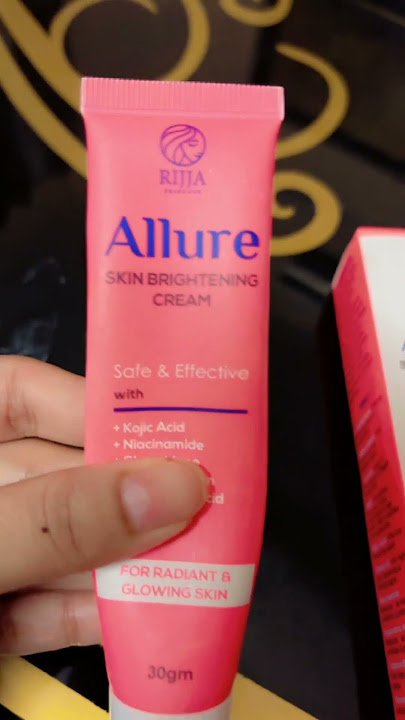 Rijja Allure skin whitening cream review #skincare #facewhitengcream