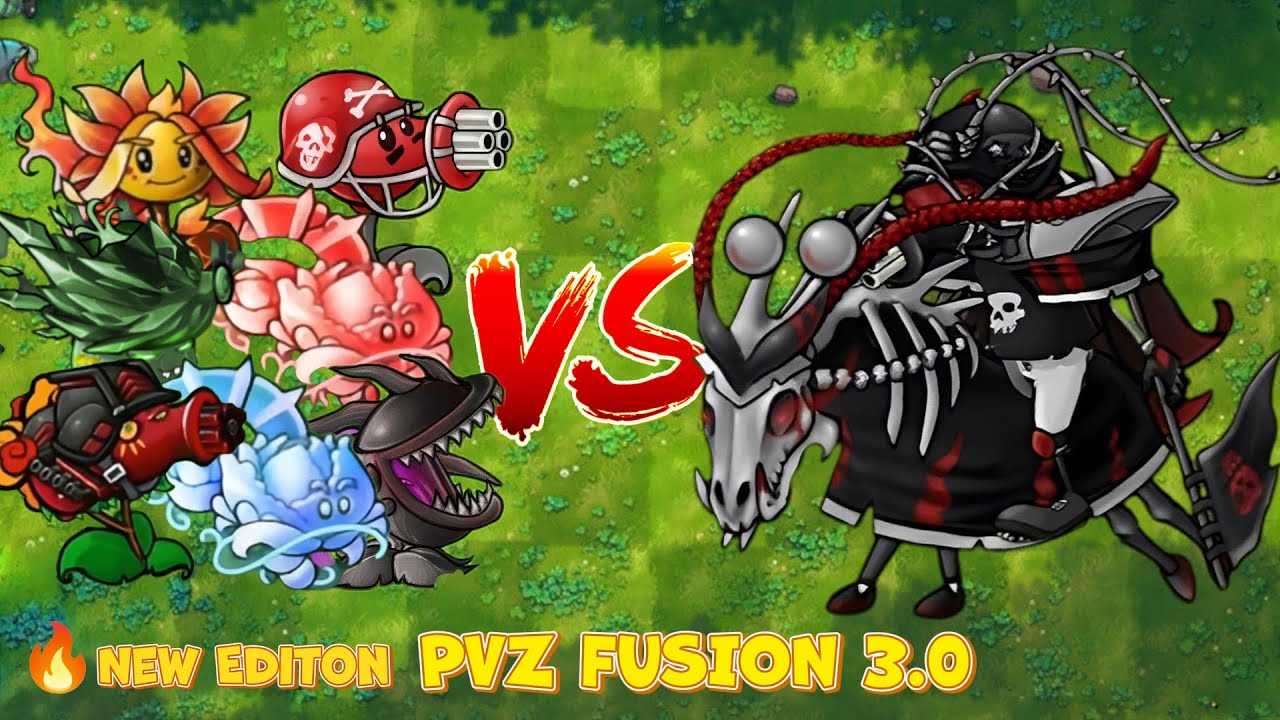 PVZ 1 Fusion 3.0 Challenge New Update - 1 All Plants Fusion VS New ...