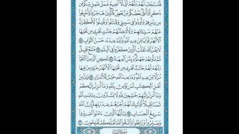 سورة آل عمران ( 195 ـ 200 ) مشارئ العفاسي ( 76 )