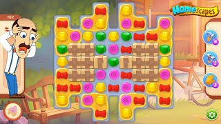 Homescapes - Level 162 Hard Level Gameplay Walkthrough - New Update screenshot 5