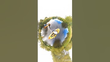 tiny planet kayaking #insta360x3 #360camera #insta360x3 #travel #travel #kayak #tinyplanet