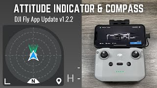 DJI Fly App Attitude Indicator & Compass Overview screenshot 5