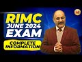 All about rimc june 2024 entrance exam  rashtriya military school entrance exam preparation