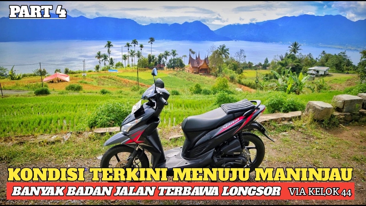 MENGERIKAN KONDISI JALAN KELOK 44 BANYAK BADAN JALAN YANG TERBAWA TANAH LONGSOR HARUS SELALU WASPADA