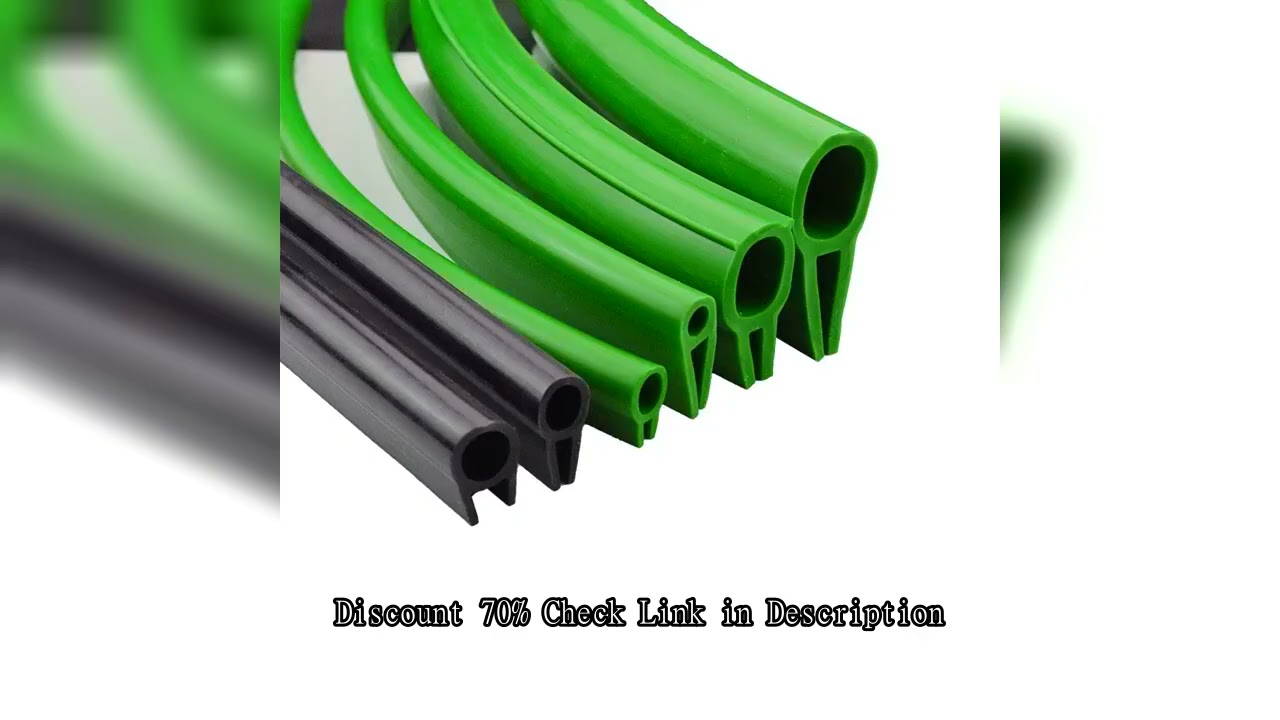 1/3/5M Silicone Sealing Strip U Type With Top Bubble Oven High Temperature Rubber Anti-collision Str