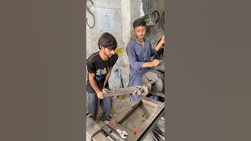 Satisfying process of Double Spring Making on Lathe Machine | Amazing Spring Manufacturing #shorts