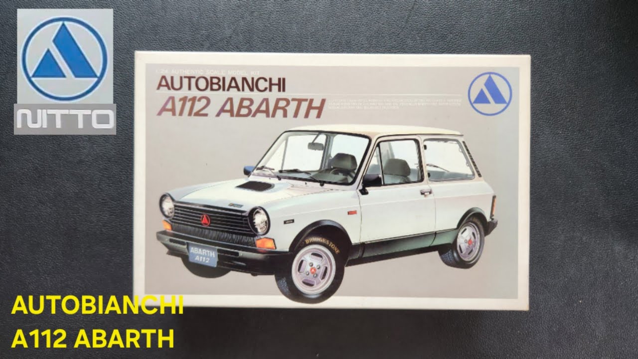 NITTO 1/24 Autobianchi A112 Abarth Unboxing | Vintage Italian
