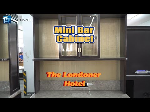 Luxury Meets Functionality | Gainwell’s Custom Mini Bar Cabinet for The Londoner Hotel 💎🏨 video thumbnail