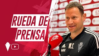 RUEDA DE PRENSA | Mario Simón: &quot;Estamos conciéncianos y con ganas de que llegue el partido&quot;