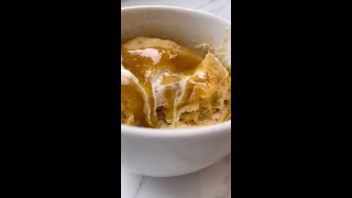 Sticky toffee microwave mug cake