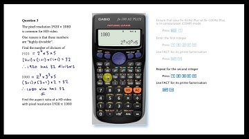 How to Determine Prime Factorisation of an Integer on Casio Scientific Calculators
