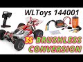 WLtoys 144001 FULL Brushless CONVERSION ⚡ FULL STEP-BY-STEP!