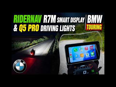 RIDERNAV R7M & QC5 PRO TWO MUST HAVES FOR YOUR GS