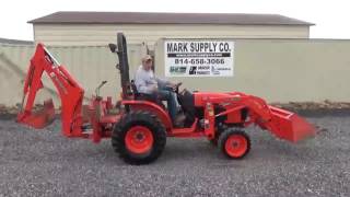 2012 Kubota B3200 Compact Tractor Loader Backhoe 4x4 540 PTO For Sale Mark Supply Co