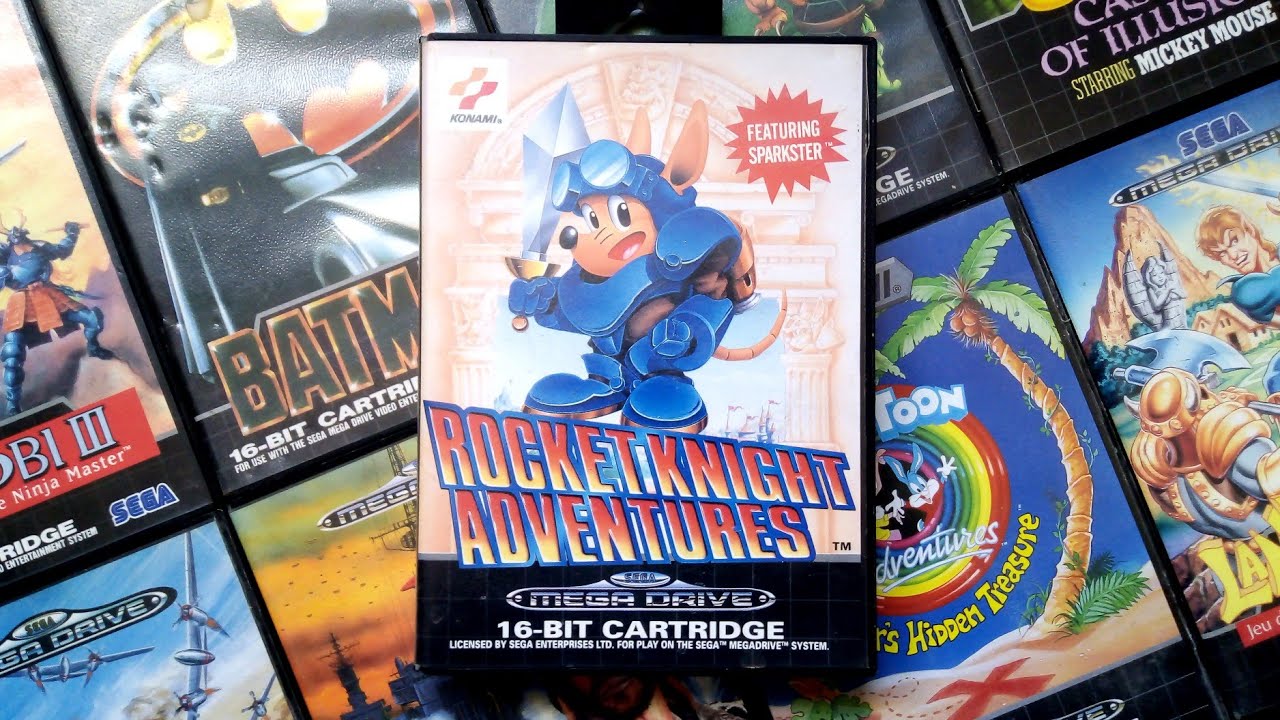 Rocket Knight Adventures Sur Mega Drive – Version Japonaise Complète – Très Bon état – 1993