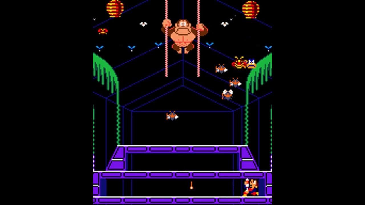 Donkey Kong 3 (MAME) (Tubers High Score Challenge) part 1/2 YouTube