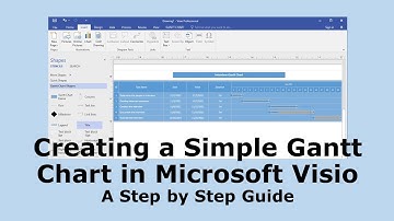 Creating a Simple Gantt Chart in Microsoft Visio: A Step by Step Guide