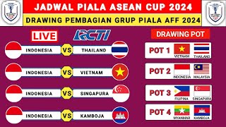 Jadwal Piala ASEAN Cup 2024 - Indonesia vs Thailand - Jadwal Drawing ASEAN Cup 2024