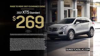 The Made to Move 2017 Clearance Event: 2017 XT5 | Sunset Cadillac Venice