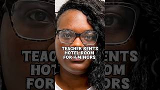 A school employee is accused of renting a hotel room for minors