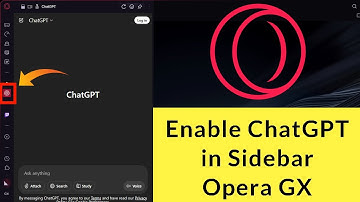 How to Enable ChatGPT Icon in Sidebar in Opera GX?