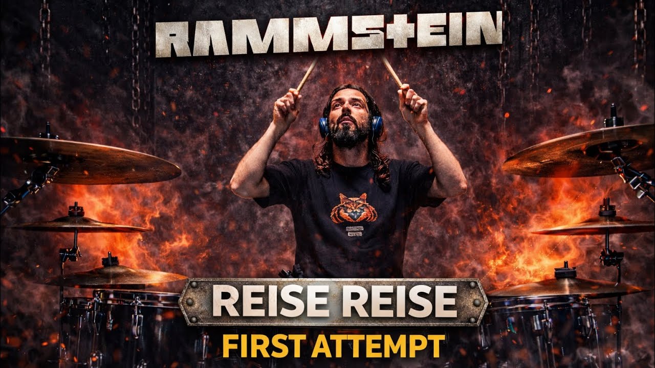 Rammstein — Reise, Reise | First Attempt Drum Cover (No Rehearsal)
