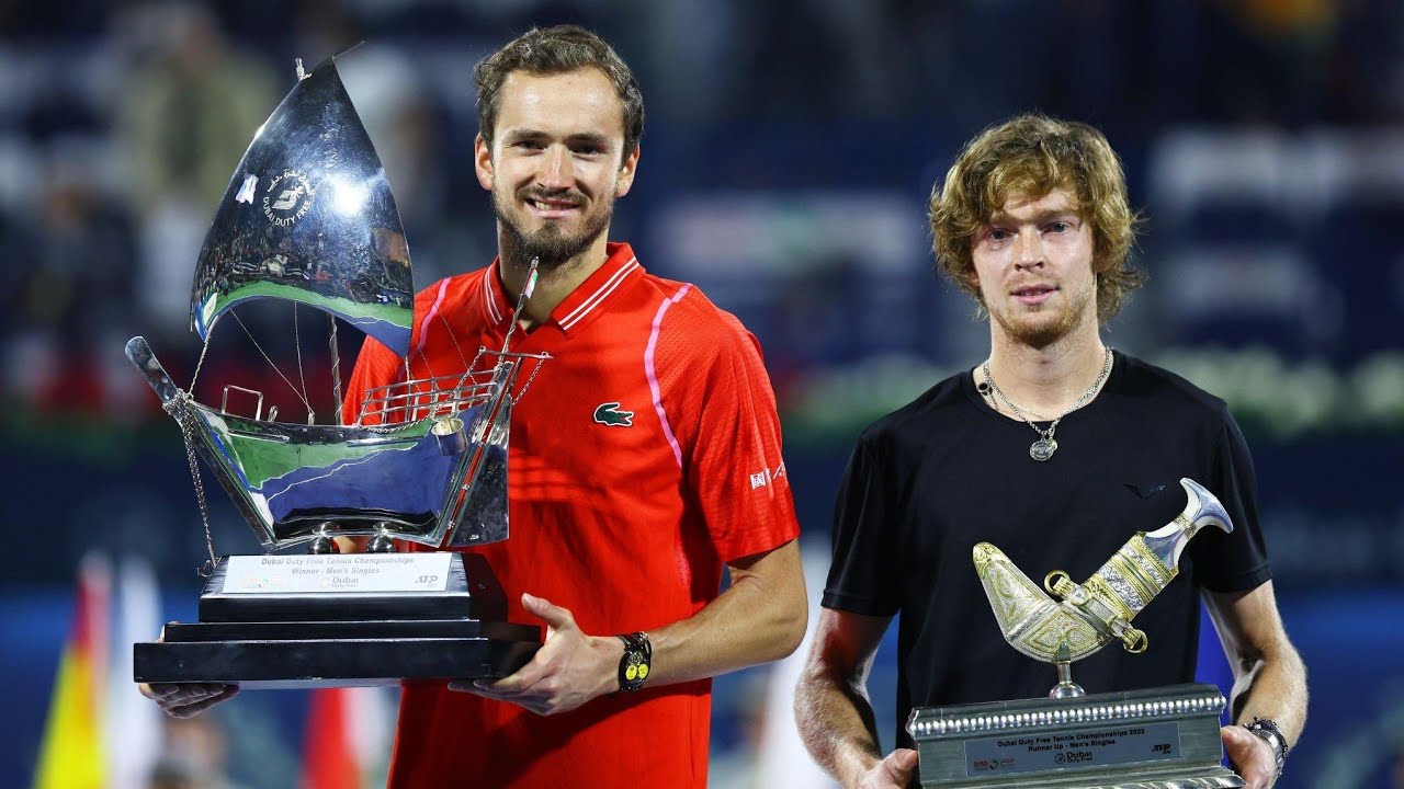Medvedev vence Rublev e é campeão do ATP 500 de Dubai - Folha PE