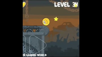 Red Ball 4 Orange Golden Ball jump in valley