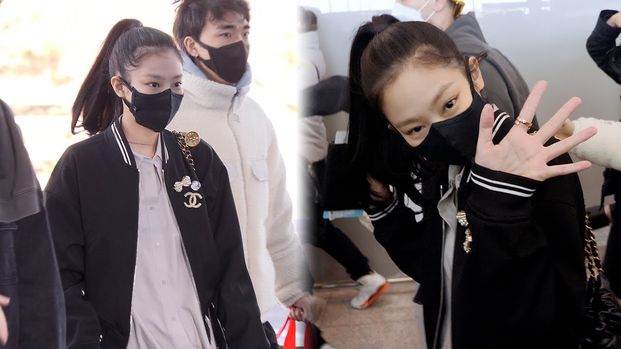 220305 블랙핑크 제니(BLACKPINK JENNIE) 출국 4K 직캠 ｜인천공항｜Spinel