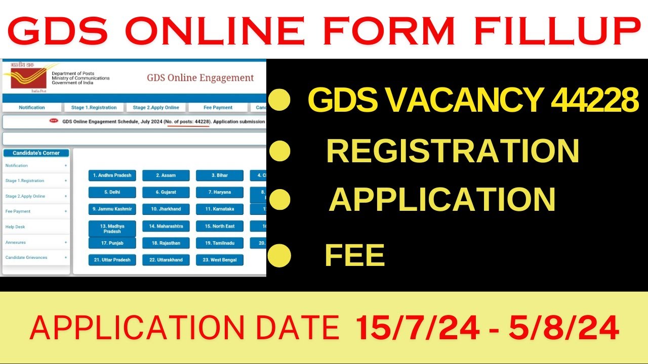 GDS Vacancy 2024 GDS Online Application 2024 How To Fill GDS Online gds-vacancy-2024-gds-online-application-2024-how-to-fill-gds-online