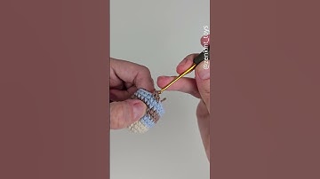 Jogless color change for Crochet Amigurumi #amigurumi #crochet   #crochetsecrets #crochethack