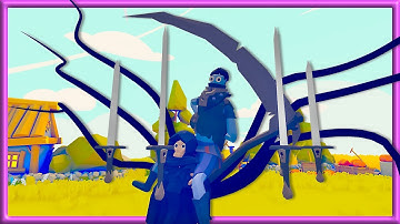 Swordcaster on Reaper vs Every Faction - TABS MODS Wild West Faction Update Gameplay