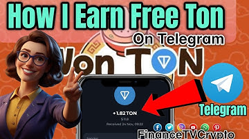 How To Withdraw Free Ton  From Telegram Airdrop || WONTON airdrop || How To Earn Free Ton