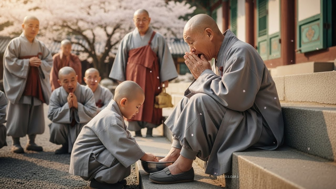 '매일 밤 큰스님의 썩어가는 발을 닦던 동자승  10년 만에 터진 벙어리 아이의 첫 마디에, 천하의 큰스님이 무너져 내린 이유 '