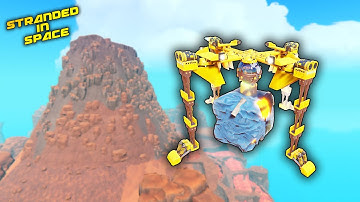 We Built Salvage RESCUE DRONES To Venture Into the VOLCANO! (Trailmakers Stranded in Space Ep. 9)