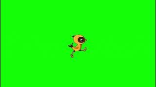 Green Screen Animasi 2D Ayam Berjalan 2022 Free To Use 1