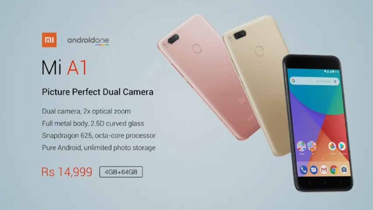 Xiaomi miA1 full phone specification with price and availability