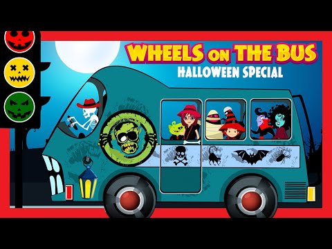 Wheels on the Bus to the Halloween Pumpkin Patch